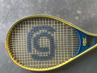 Erge of Sweden Curved Grip Tennis Racket Vintage Ergonomic Bend Racquet Rare 3
