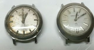 2 - Vintage 214 Accutron Men Wrist Watches (n2 - 1972) & (m4 - 1964)