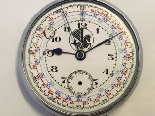 Vintage Men’s Chronograph Military Pocket Watch Swiss Made 8