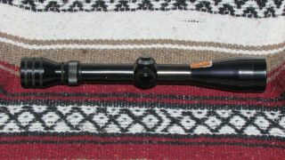Vintage Denver Made Redfield 3 - 9X Duplex Reticle Gloss Black Rifle Scope 2