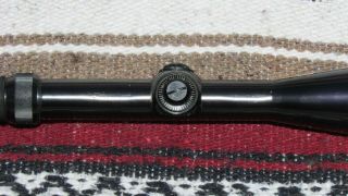 Vintage Denver Made Redfield 3 - 9X Duplex Reticle Gloss Black Rifle Scope 3