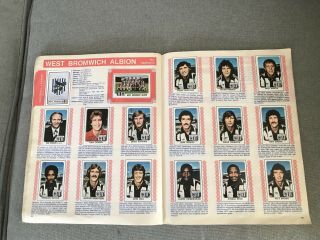 Vintage Panini : Football 79 Sticker Album : 100 Complete 5