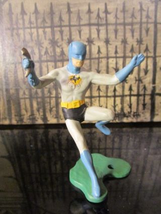 Vintage 3 Inch Batman Figure - 1966 Ideal Justice League Playset Dc