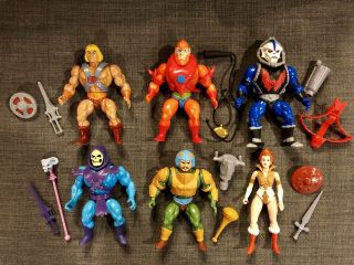 Super7 Masters Of The Universe Motu Vintage Wave 1 And 2 6 Figures Classics