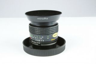 Vintage Minolta Mc W.  Rokkor - X 24mm F2.  8 Lens - -