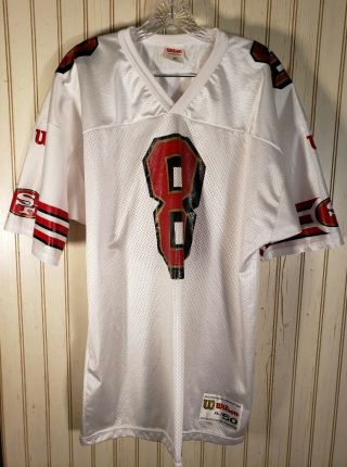 8 Steve Young Nfl San Francisco 49ers Vintage Game Jersey Wilson 1996 Size Xl