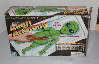 Alien Anatomy Autopsy Game 1997 R Marino W/ Box Vintage Board 90s Ufo Space