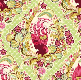 Tula Pink Parisville Cameo Fabric - Rare And Out Of Print