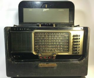 Vintage Zenith L600 Trans - Oceanic Wave Magnet Radio: As - Is,