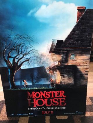 Monster House Lenticular Movie Poster 27x40 2006 Rare