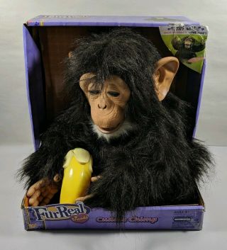 Hasbro Furreal Friends Cuddle Chimp Chimpanzee Interactive Vintage