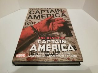 Oop Death Of Captain America By Ed Brubaker Omnibus | Nm Extremely Rare