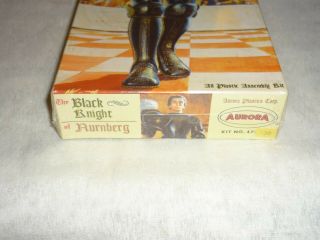 & VINTAGE 1964 AURORA BLACK KNIGHT OF AURNBERG PLASTIC MODEL KIT 5