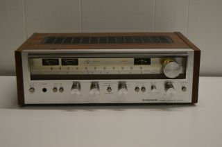 Vintage Silver Face Pioneer Sx - 680 Am - Fm Stereo Receiver