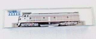 Rare Pre - Owned Vintage Kato N - Scale Burlington Locomotive 106 - 2402