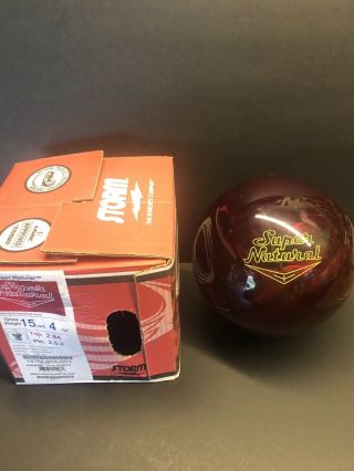 Storm Natural Bowling Ball 15 Lbs Gem (rare) Fast