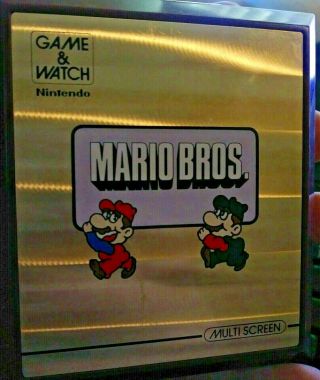 Nintendo Game And Watch Mario Bros Multi Screen Mw - 56 1983 Vintage