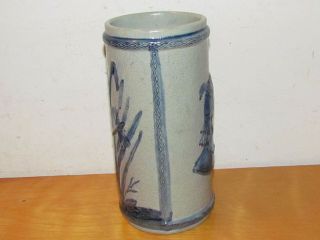 Antique Vintage Sleepy Eye Cattail Vase 1903 - 1906 Weir Pottery Co.  Monmouth ILL 3