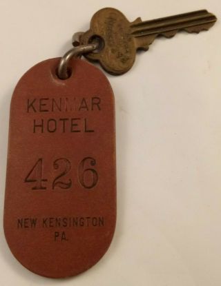 The Kenmar Hotel Kensington,  Pa Key W/ Fob Room 426 Vintage