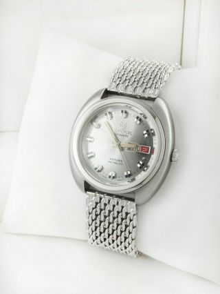 Vintage Mirvaine Swiss Watch Silver Stainless Steel Back Assembling In Cairo