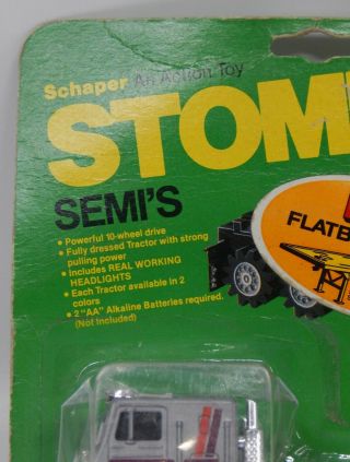 Vintage 1982 Schapper STOMPERS Semi FREIGHT LINER COE toy MOC 4x4 Truck RARE 4