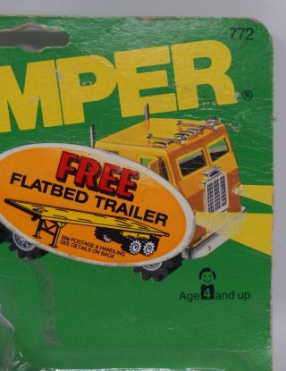 Vintage 1982 Schapper STOMPERS Semi FREIGHT LINER COE toy MOC 4x4 Truck RARE 5
