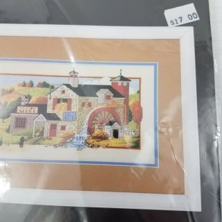 Dimensions Macintosh Mill Counted Cross Stitch Charles Wysocki 1994 Kit Vtg 4