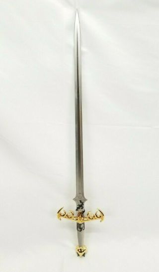 United Cutlery Kit Rae Cinthorc Sword Of Justice Gold Finish Kr0012 Rare