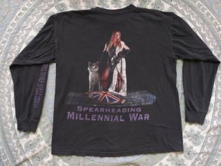 Vintage CRADLE OF FILTH Spearheading the Millennial War long sleeve shirt XL 90s 2