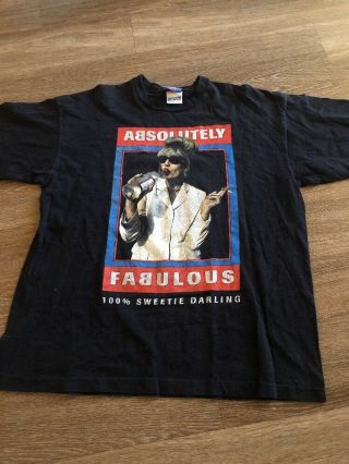 Absolutely Fabulous T Shirt Xl 100 Sweetie Darling Vintage Joanna Lumley