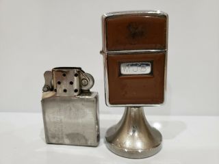 Vintage Zippo Handilite Table Lighter,  Zippo Rebuild,  & Orig.  Insert