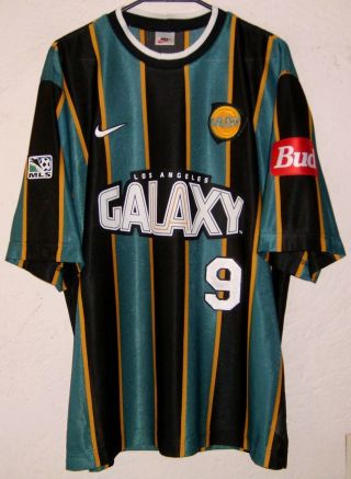 Nwot Mls Los Angeles Galaxy Nike 1997 Jorge Campos Home Soccer Jersey Very Rare