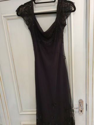 Temperley Black Dress Size 8 - Vintage 25 Years Old