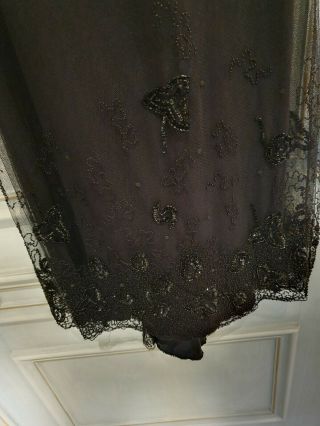 Temperley Black Dress Size 8 - vintage 25 years old 3