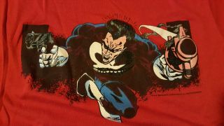 Rare Vintage 80s 1986 Punisher T - Shirt Marvel Comic Book Vigilante Antihero