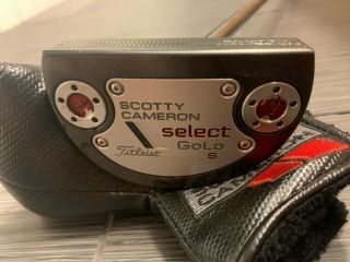 Wow Rare Scotty Cameron Select Golo S Golf Putter Center Shaft 34in,  Headcover