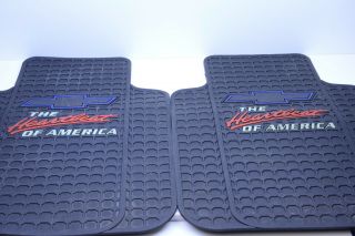 Set Of 2 Chevy Heartbeat Of America Vintage Late 1990s Floor Mat Chevy Blaze