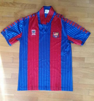 Meyba - Barcelona Football Club - 1992 - Vintage T Shirt - Size L - Rare