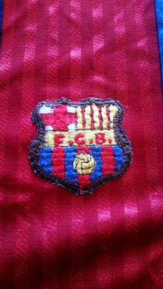 MEYBA - BARCELONA Football Club - 1992 - Vintage T Shirt - Size L - RARE 4