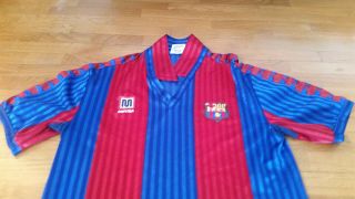 MEYBA - BARCELONA Football Club - 1992 - Vintage T Shirt - Size L - RARE 6