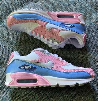 Nwob Vintage Nike Air Max 90 Running Shoes Women’s Size 7 Men’s Size 5.  5 Pink’06