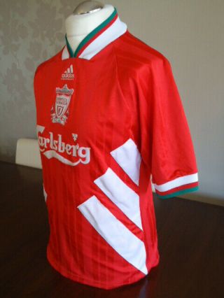 LIVERPOOL 1993 adidas Home Shirt LARGE ADULTS Rare Old Vintage 4