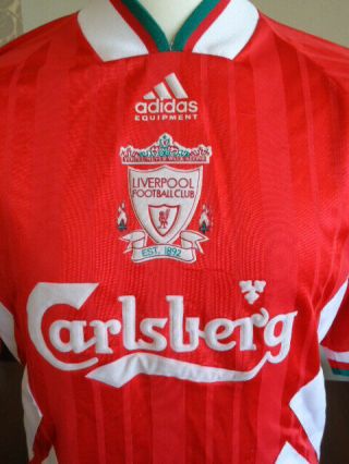 LIVERPOOL 1993 adidas Home Shirt LARGE ADULTS Rare Old Vintage 6