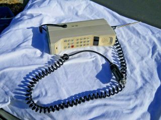 Rare Vintage Motorola Dynatac Thick Brick Us West Cell Phone Mobile Cellular Old