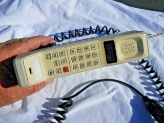 Rare Vintage Motorola DynaTAC Thick Brick US WEST Cell Phone Mobile Cellular Old 2
