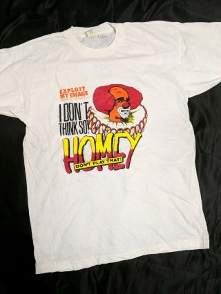 Rare Vtg Homey The Clown In Living Color White T - Shirt 90s Rap Tee Xl