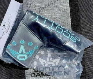 Scotty Cameron M&g Elegant 7 Pt Tour Crown Putter Headcover •rare Tiffany Blue•