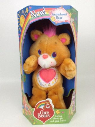 Environmental Care Bears 13 " Tenderheart Bear Plush Vintage 1991 Kenner Toy