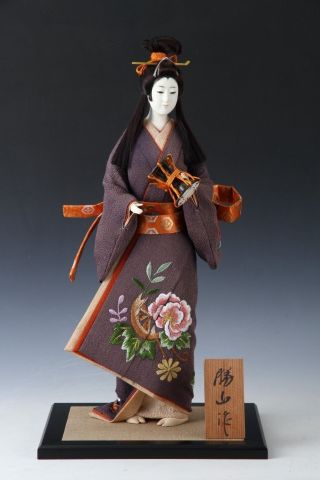 Japanese Vintage Geisha Doll - Traditional Percussion - 2