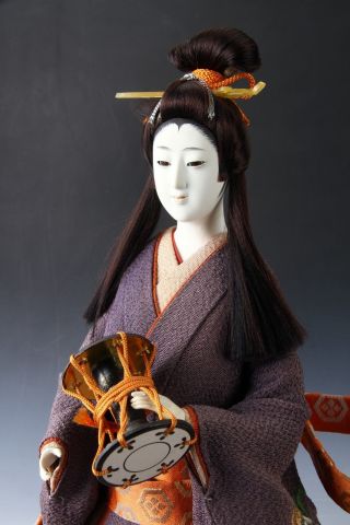 Japanese Vintage Geisha Doll - Traditional Percussion - 5